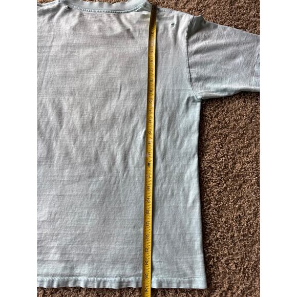 Vintage ‘89 Maine Vacation Land Moose L Single Stitched Faded Aqua T-Shirt - Picture 8 of 8